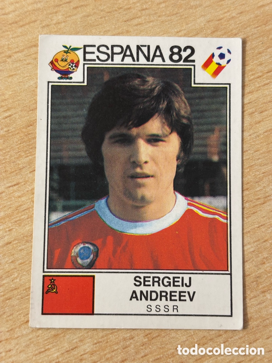Cromos de Futebol: # 398 Sergeij Andreev URSS Mundial Espa&ntilde;a 82 sin pegar Panini
