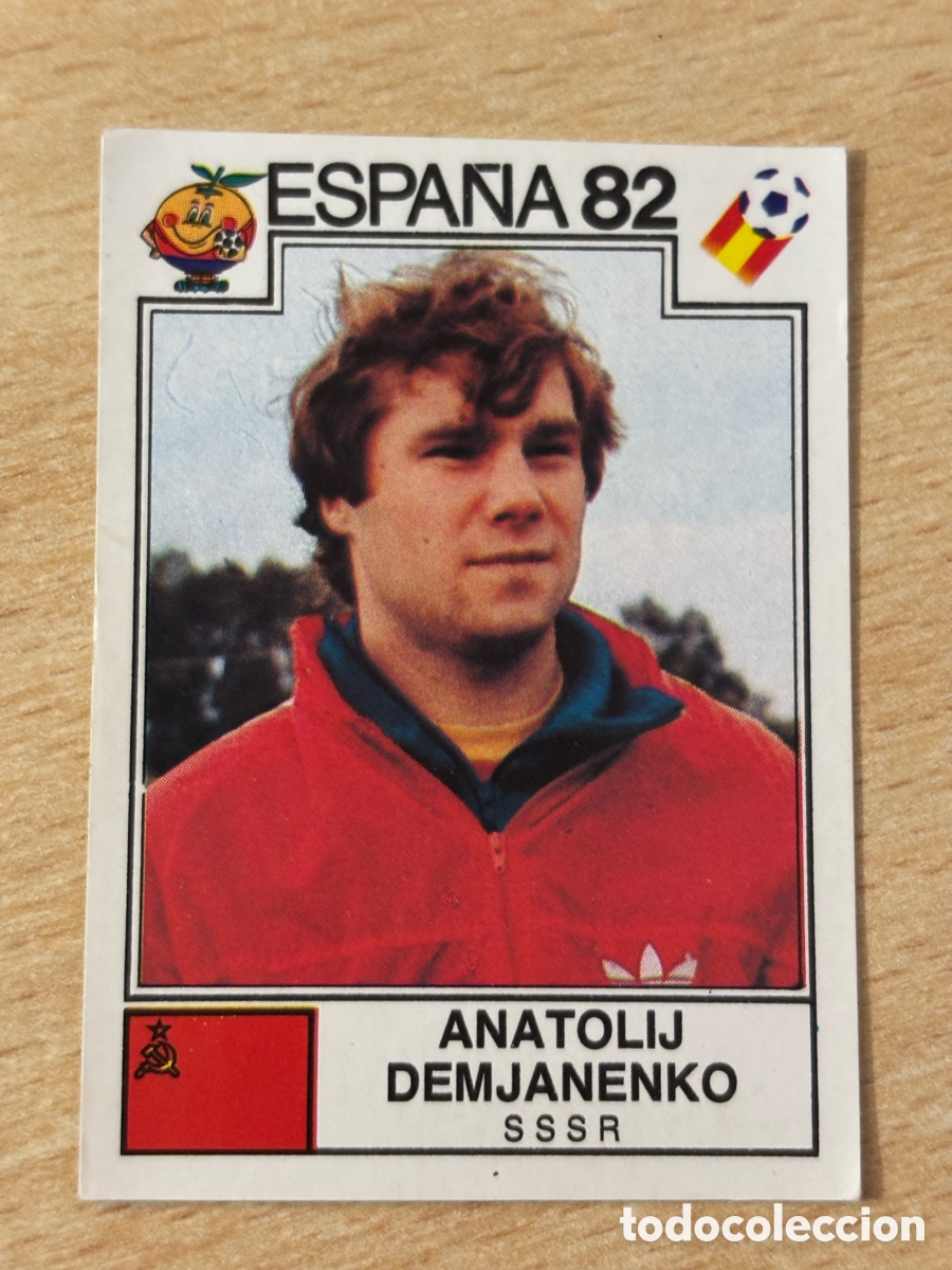 Cromos de Futebol: # 388 Anatolij Demjanenko URSS Mundial Espa&ntilde;a 82 sin pegar Panini