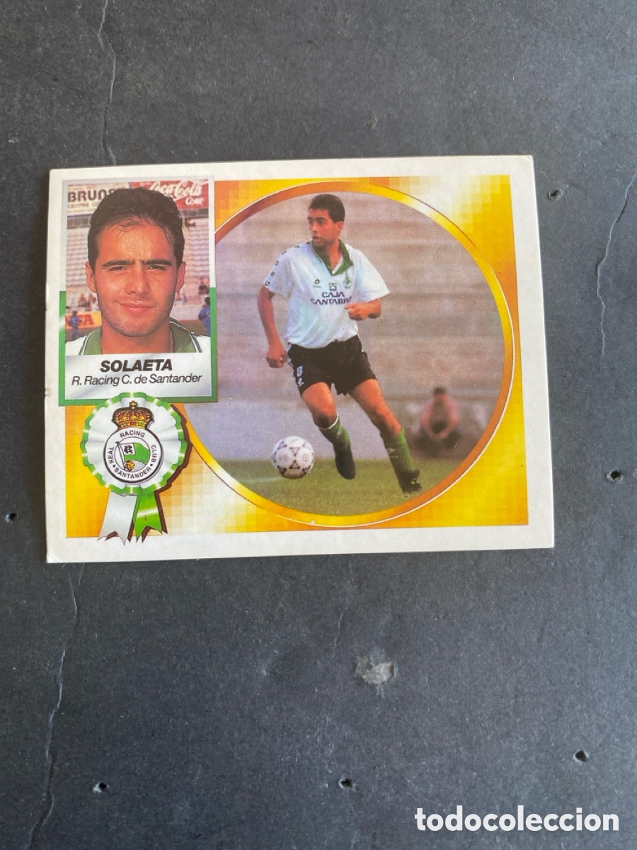 Cromos de Futebol: Cromo liga 94/95 Racing Santander baja nunca pegado