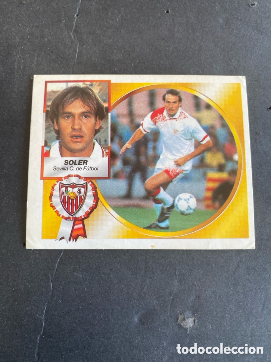 Cromos de f&uacute;tbol: Cromo liga 94/95 Sevilla nunca pegado