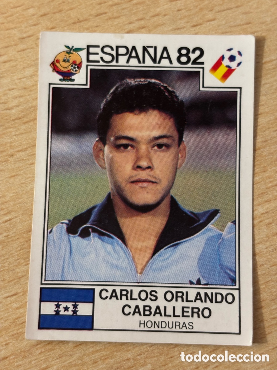 Cromos de f&uacute;tbol: # 358 Carlos Orlando Ceballero Honduras Mundial Espa&ntilde;a 82 sin pegar Panini