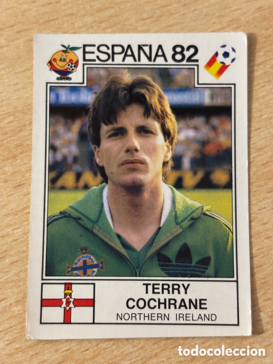 Cromos de f&uacute;tbol: # 341 Terry Cochrane Irlanda del Norte Mundial Espa&ntilde;a 82 sin pegar Panini