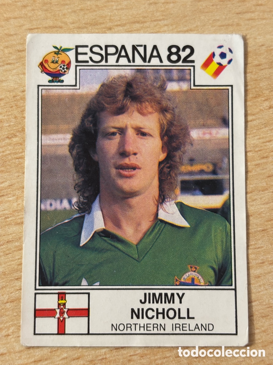 Figurine di Calcio: # 331 Jimmy Nicholl Irlanda del Norte Mundial Espa&ntilde;a 82 sin pegar Panini
