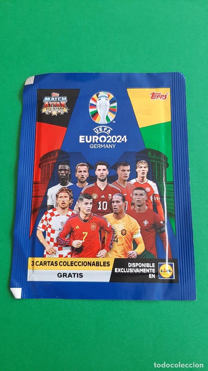 Figurine di Calcio: (TOPPS)(EURO2024)(LIDL) SOBRE SIN ABRIR EDICI&Oacute;N LIMITADA DE LIDL 2024