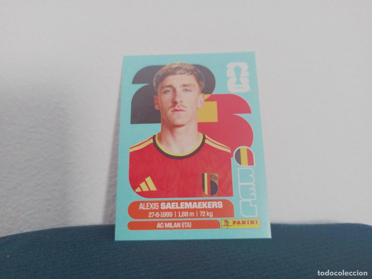 Cromos de f&uacute;tbol: BEL 12 ALEXIS SAELEMAEKERS BASE BELGIUM CROMO MUNDIAL STICKERS 2026 26