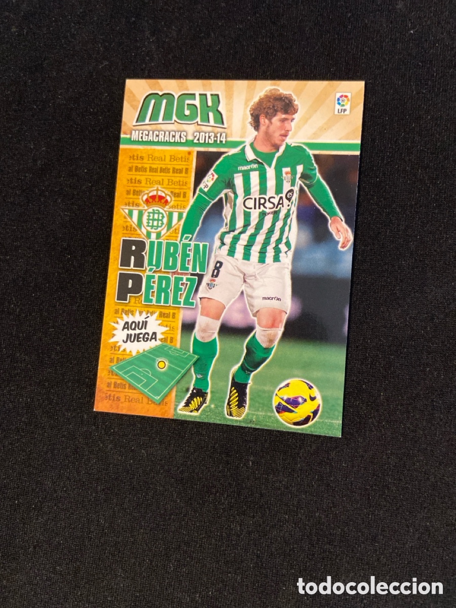 Cromos de f&uacute;tbol: RUBEN PEREZ 84 (BETIS) MEGA