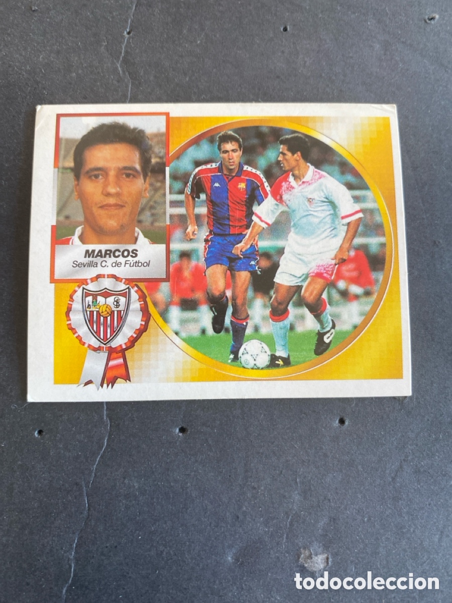 Cromos de f&uacute;tbol: Cromo liga 94/95 Sevilla nunca pegado
