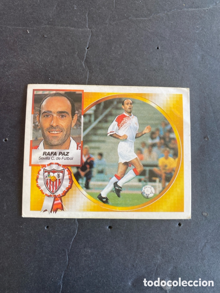 Cromos de f&uacute;tbol: Cromo liga 94/95 Sevilla nunca pegado