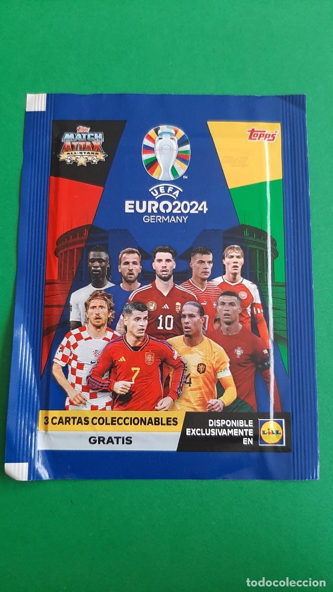 Cromos de f&uacute;tbol: (TOPPS)(EURO2024)(LIDL) SOBRE SIN ABRIR EDICI&Oacute;N LIMITADA DE LIDL 2024