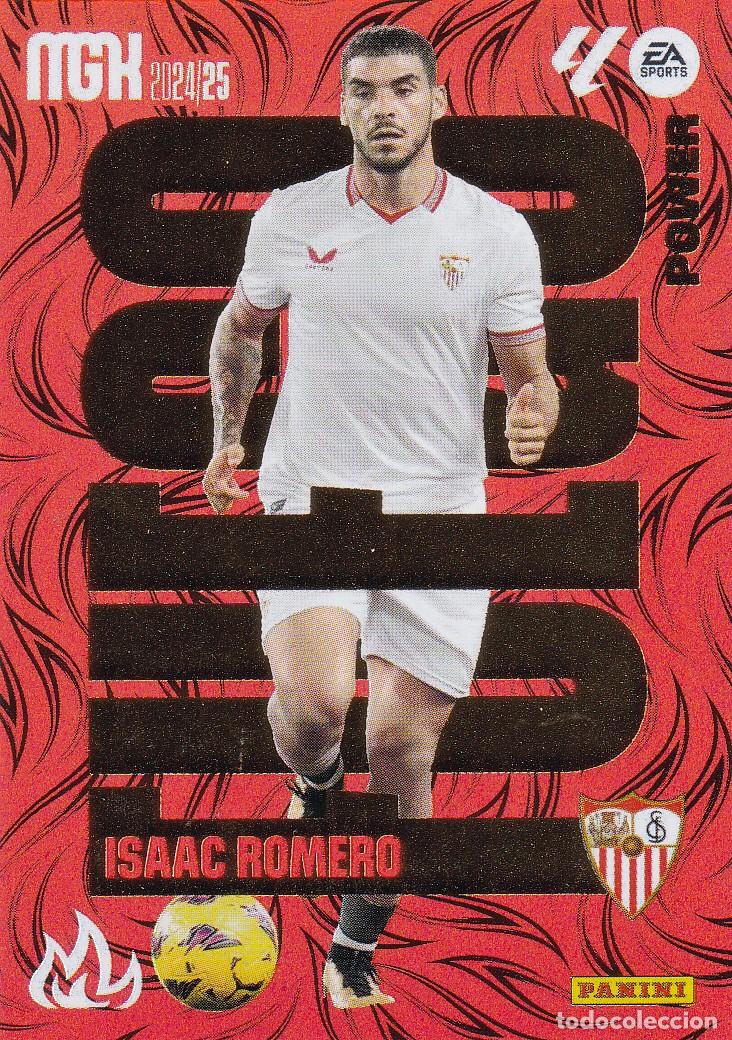 Cromos de f&uacute;tbol: MGK 2024-25 * ISAAC ROMERO N&ordm; P381- POWER FUEGO* (NUEVO DE SOBRE) (A-3)