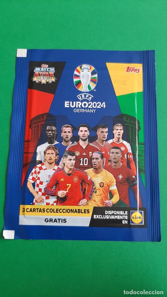 Cromos de f&uacute;tbol: (TOPPS)(EURO2024)(LIDL) SOBRE SIN ABRIR EDICI&Oacute;N LIMITADA DE LIDL 2024