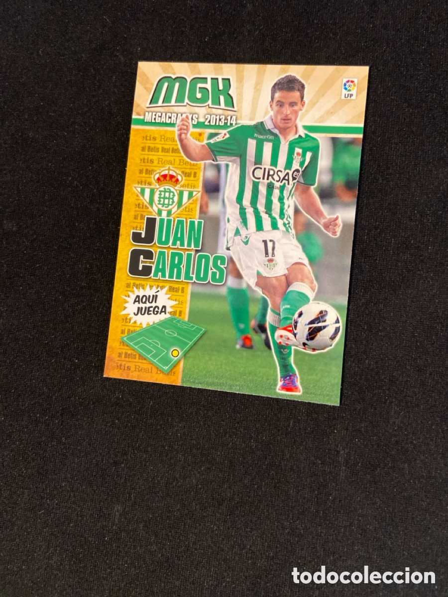 Cromos de f&uacute;tbol: JUAN CARLOS 86 (BETIS) MEGA