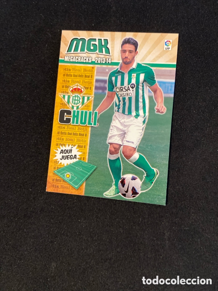 Cromos de f&uacute;tbol: CHULI 88 (BETIS) MEGA