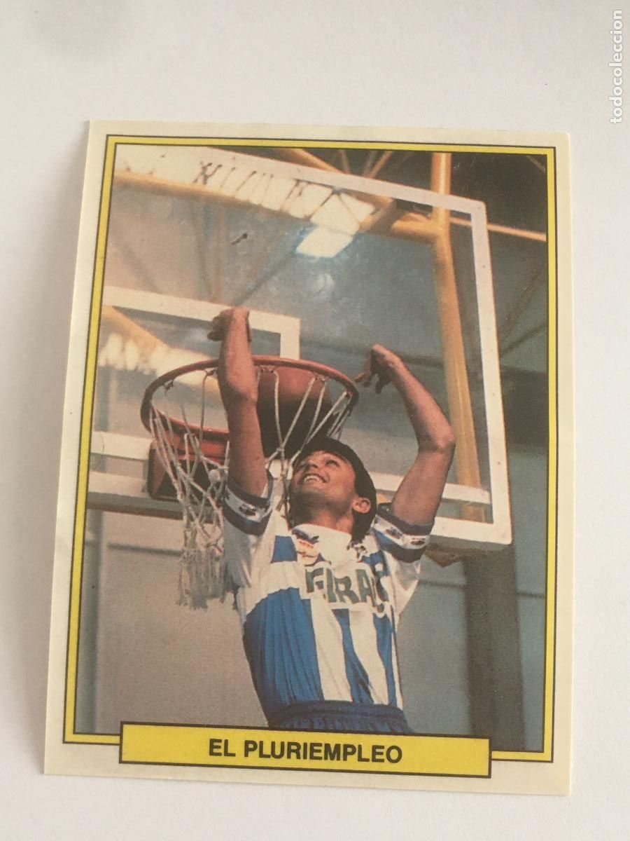 Cromos de f&uacute;tbol: lo mas divertido del futbol bimbo bony tigreton cromo n&ordm; 45 nunca pegado