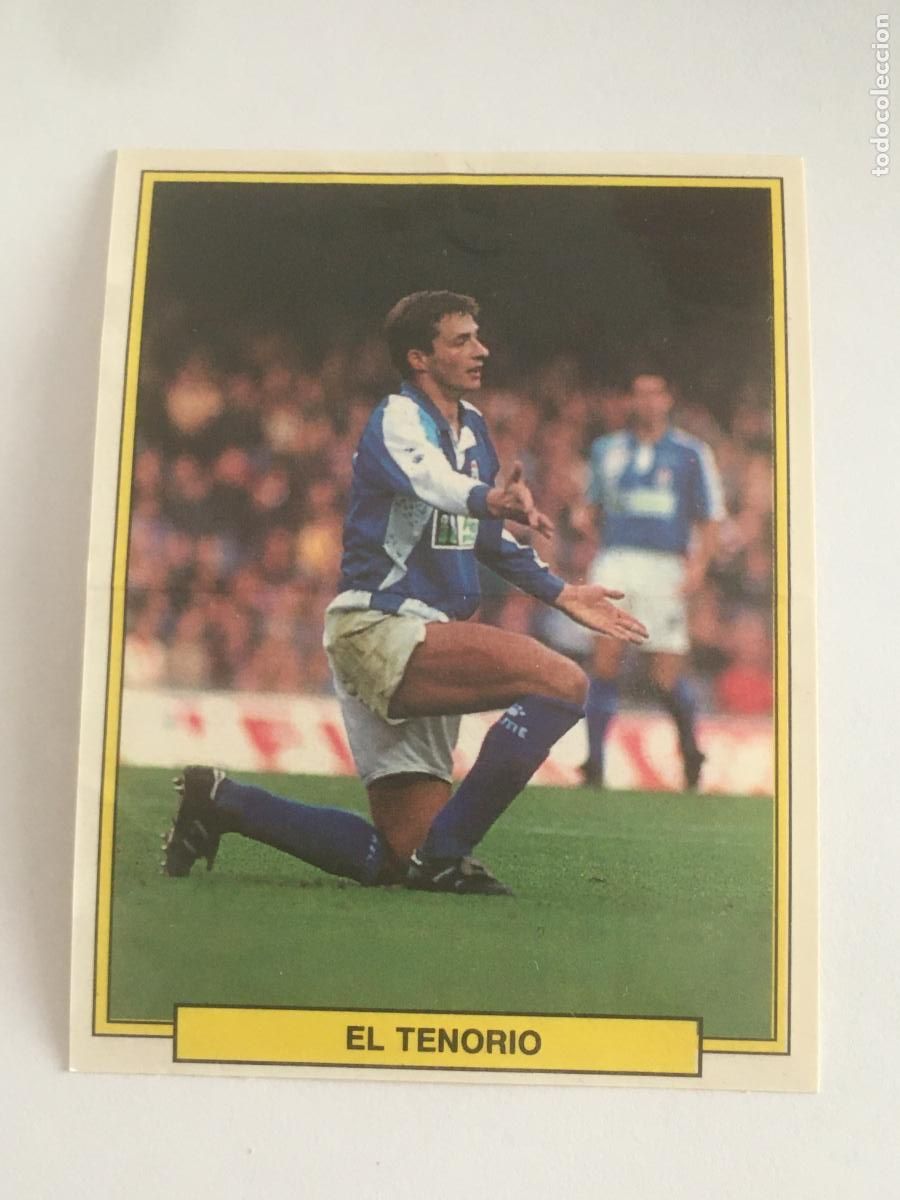 Cromos de f&uacute;tbol: lo mas divertido del futbol bimbo bony tigreton cromo n&ordm; 43 nunca pegado