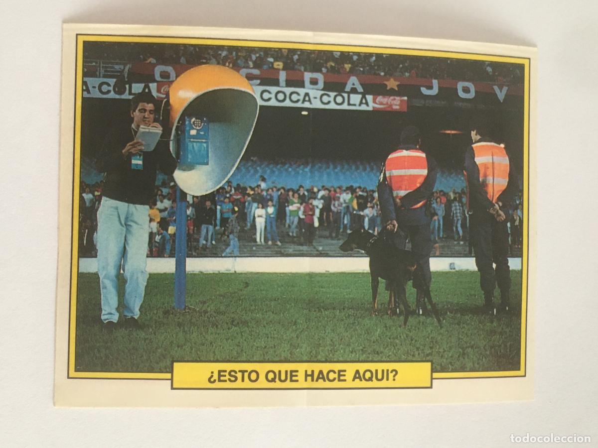 Cromos de f&uacute;tbol: lo mas divertido del futbol bimbo bony tigreton cromo n&ordm; 48 nunca pegado