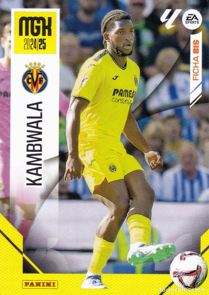 Cromos de f&uacute;tbol: MGK 2024-25 * KAMBWALA N&ordm; 366 BIS - FICHA BIS * (NUEVO DE SOBRE) (A-3)