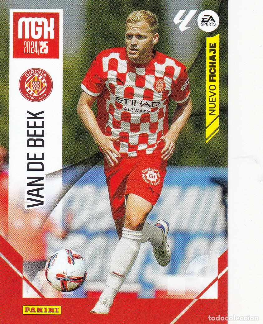 Cromos de f&uacute;tbol: MGK 2024-25 * VAN DE BEEK N&ordm; 452 - NUEVO FICHAJE * (NUEVO DE SOBRE) (A-3)