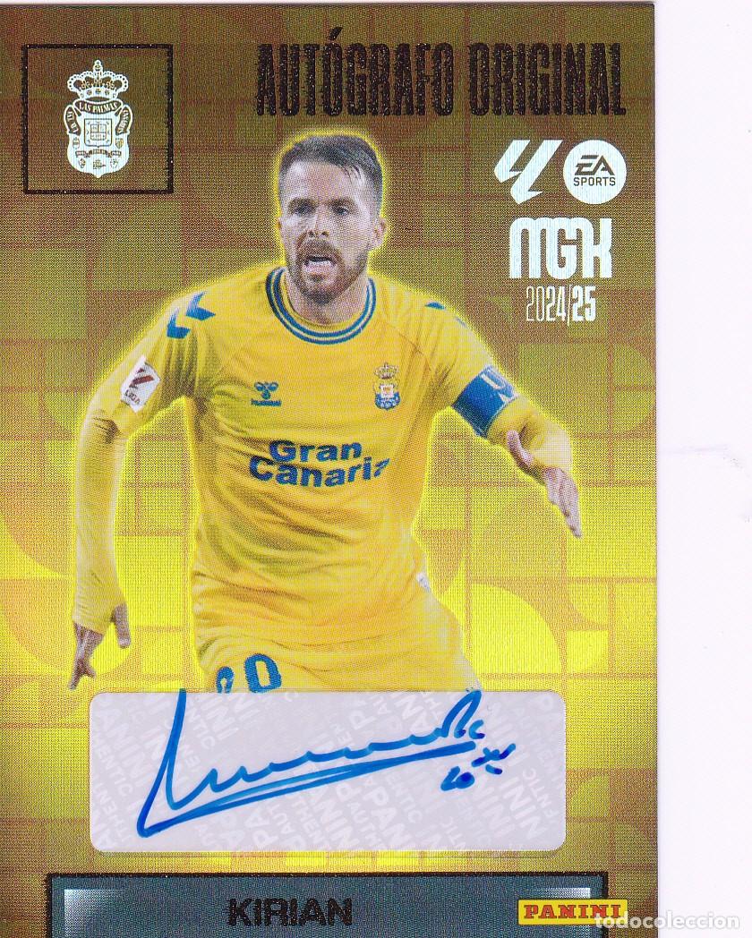 Cromos de f&uacute;tbol: MGK 2024-25 * KIRIAN - AUT&Oacute;GRAFO ORIGINAL * (NUEVO DE SOBRE) (A-3)