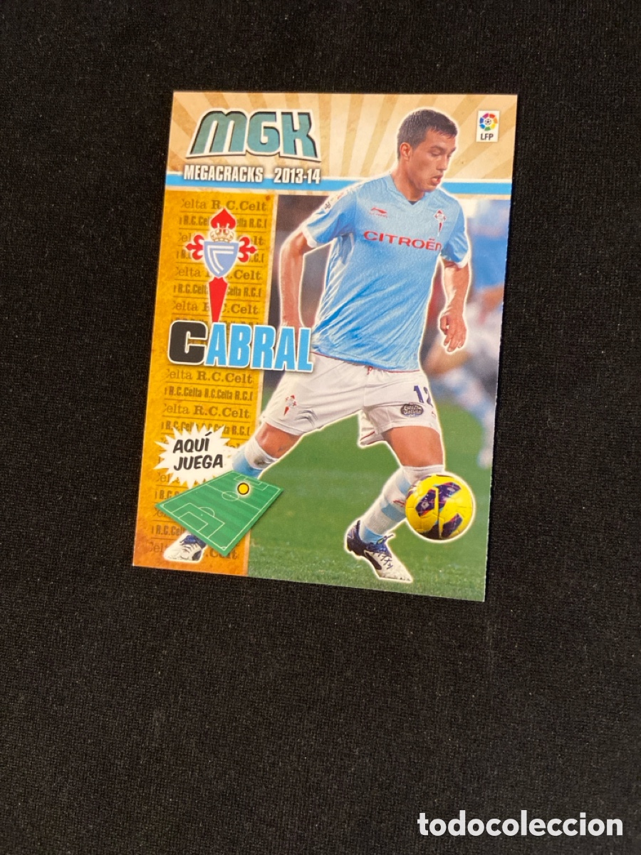 Cromos de f&uacute;tbol: CABRAL 95 (CELTA) MEGA