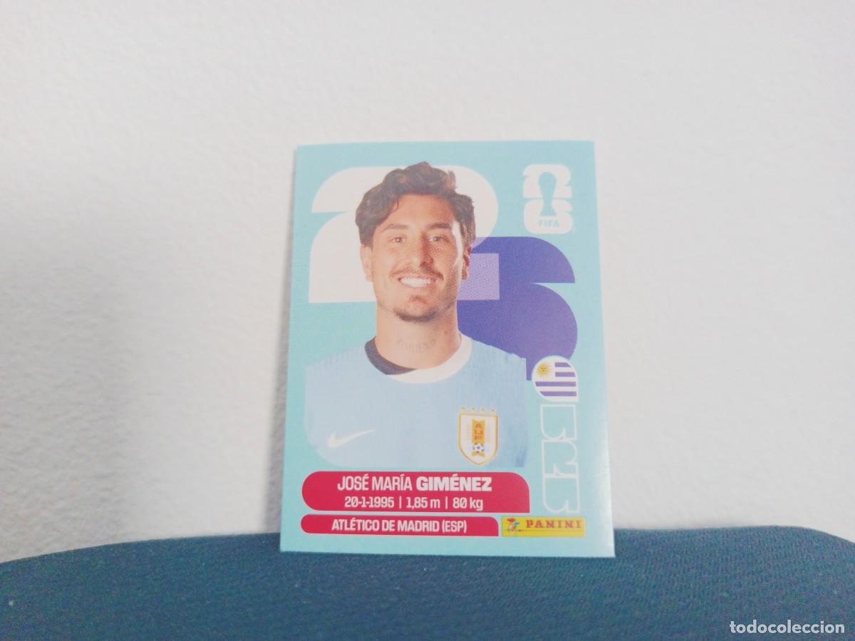 Cromos de f&uacute;tbol: URU 5 JOSE MARIA JIMENEZ URUGUAY MUNDIAL 2026 26 STICKERS USA MEXICO