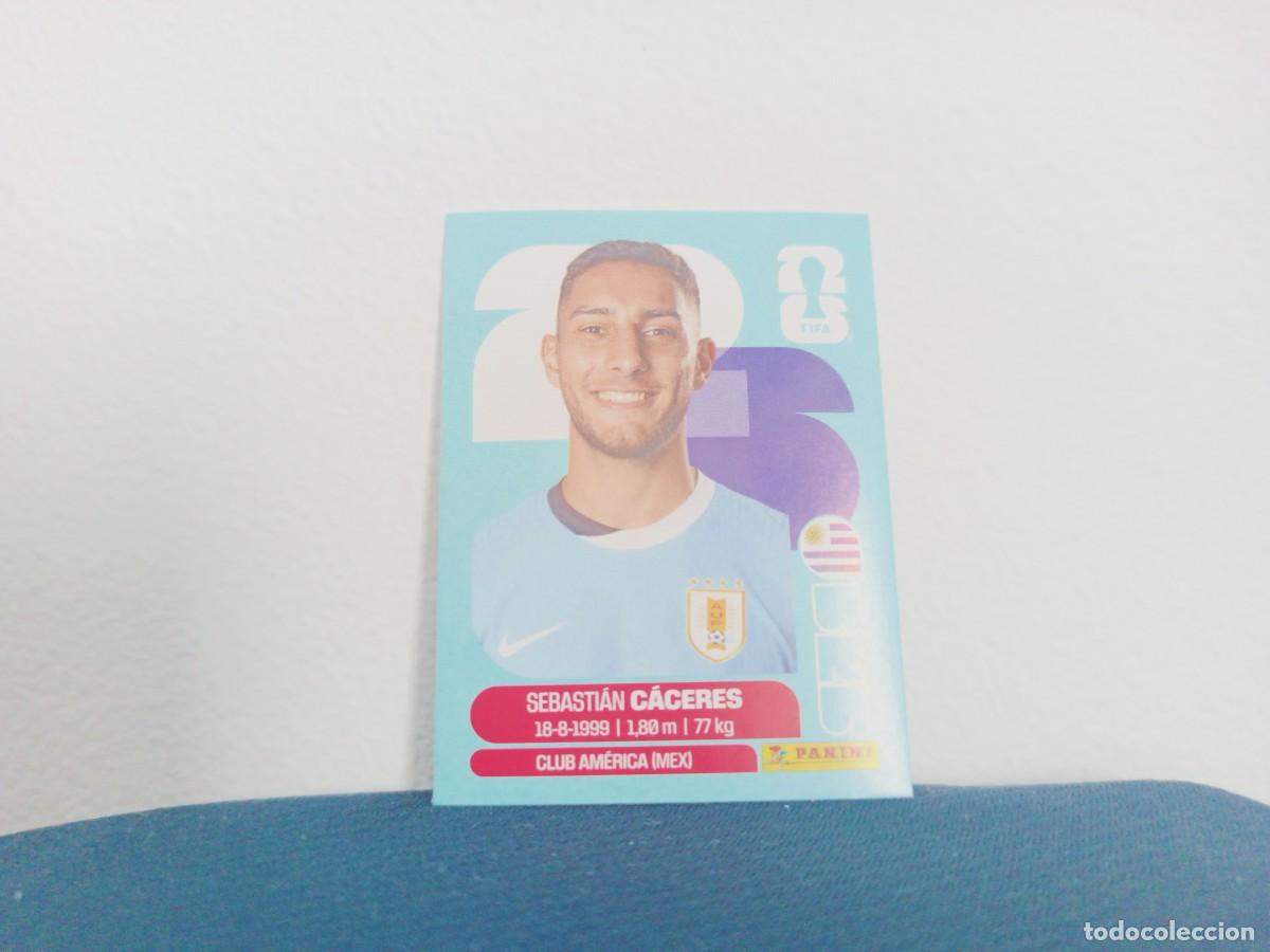 Cromos de f&uacute;tbol: URU 6 SEBASTIAN CACERES URUGUAY MUNDIAL 2026 26 STICKERS USA MEXICO
