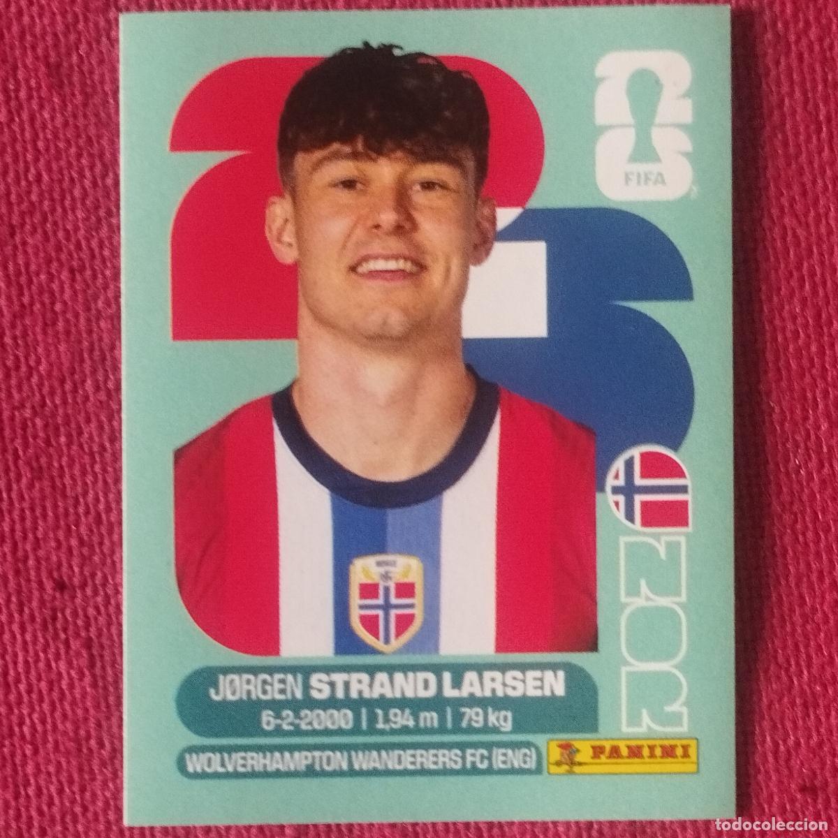 Cromos de f&uacute;tbol: JORGEN STRAND LARSEN - NORUEGA - NOR 18 - MUNDIAL DE FUTBOL - FIFA WORLD CUP - 2026