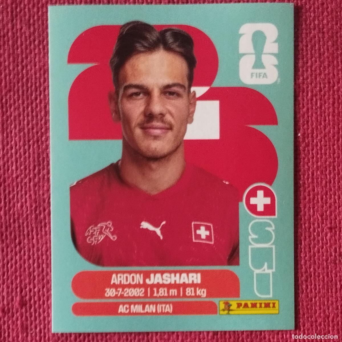 Cromos de f&uacute;tbol: ARDON JASHARI - SUIZA - SUI 14 - MUNDIAL DE FUTBOL - FIFA WORLD CUP - 2026