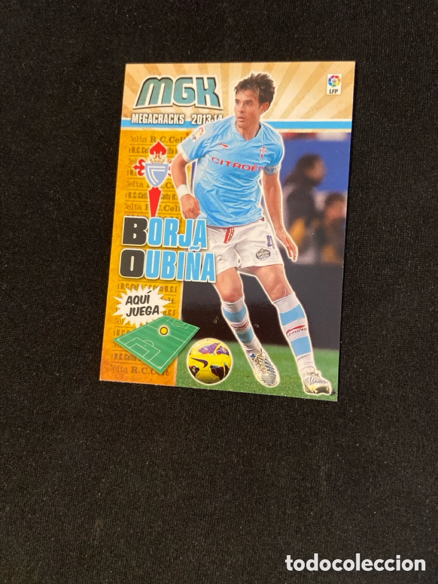 Cromos de f&uacute;tbol: BORJA OUBI&Ntilde;A 100 (CELTA)