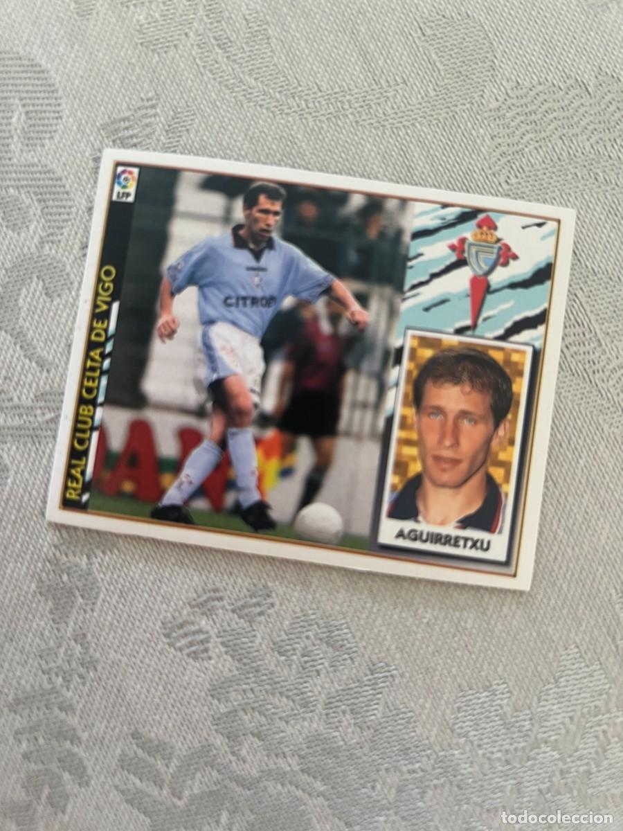 Cromos de f&uacute;tbol: AGUIRRETXU CELTA DE VIGO BAJA SIN PEGAR SIN PEGAR SIN PEGAR EDICIONES ESTE 97 98 1997 1998
