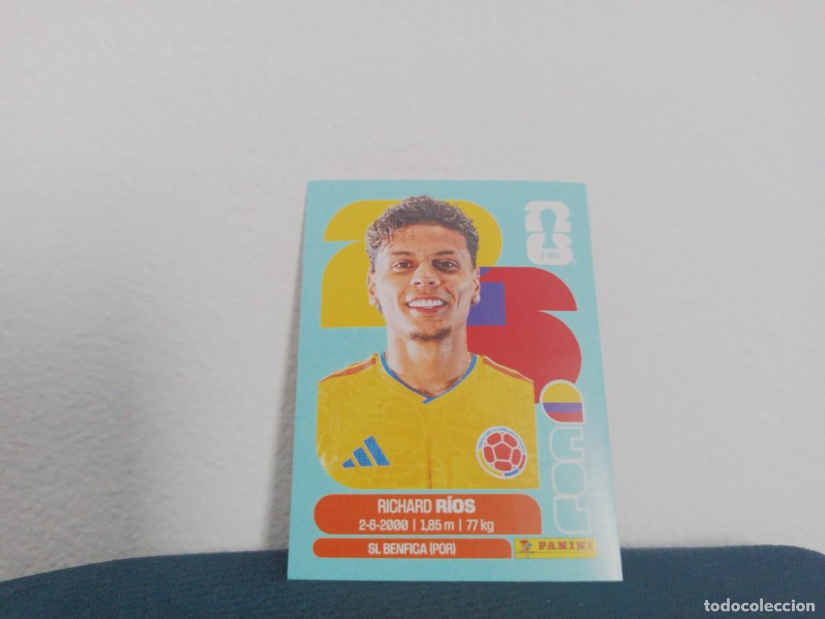 Cromos de f&uacute;tbol: COL 12 RICHARD RIOS BASE COLOMBIA CROMO MUNDIAL STICKERS 2026 26