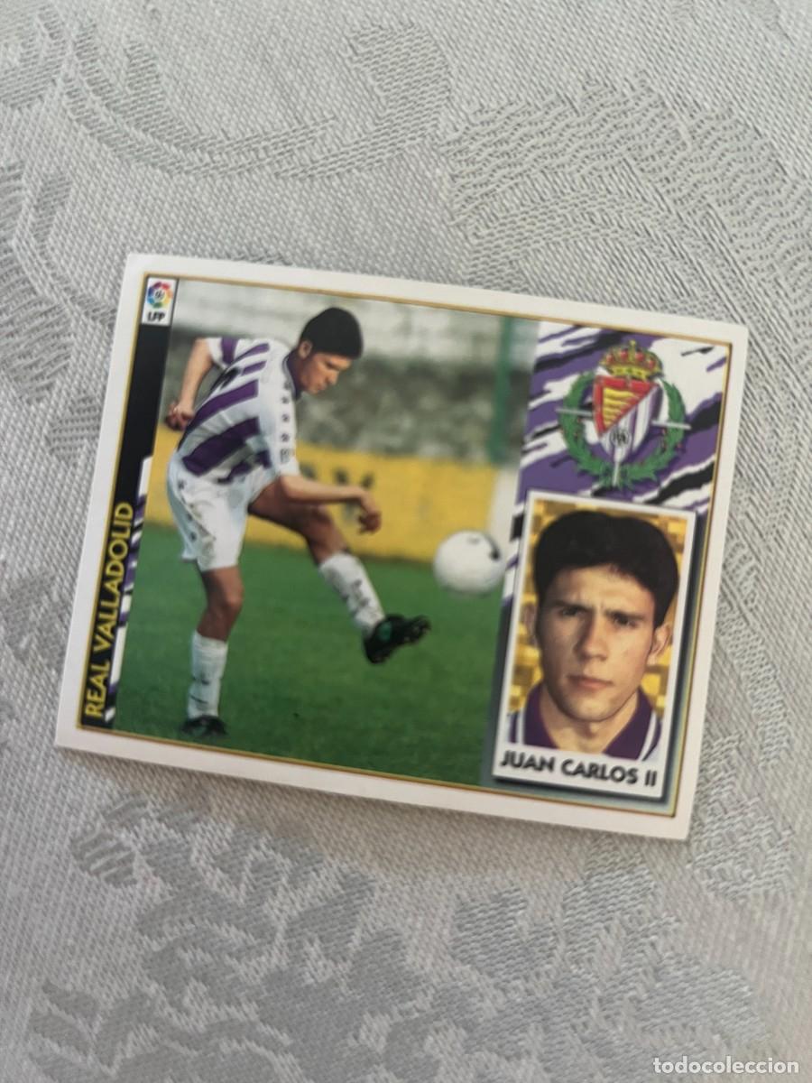 Cromos de f&uacute;tbol: JUAN CARLOS II VALLADOLID FICHAJE 4 SIN PEGAR EDICIONES ESTE 97 98 1997 1998