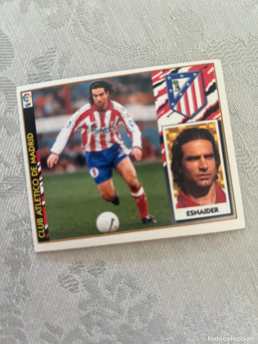 Cromos de f&uacute;tbol: ESNAIDER ATL&Eacute;TICO MADRID BAJASIN PEGAR EDICIONES ESTE 97 98 1997 1998