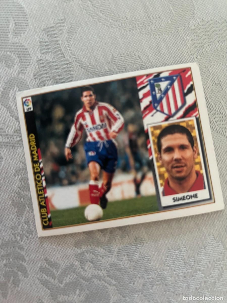 Cromos de Futebol: SIMEONE AT.MADRID BAJA SIN PEGAR EDICIONES ESTE 97 98 1997 1998