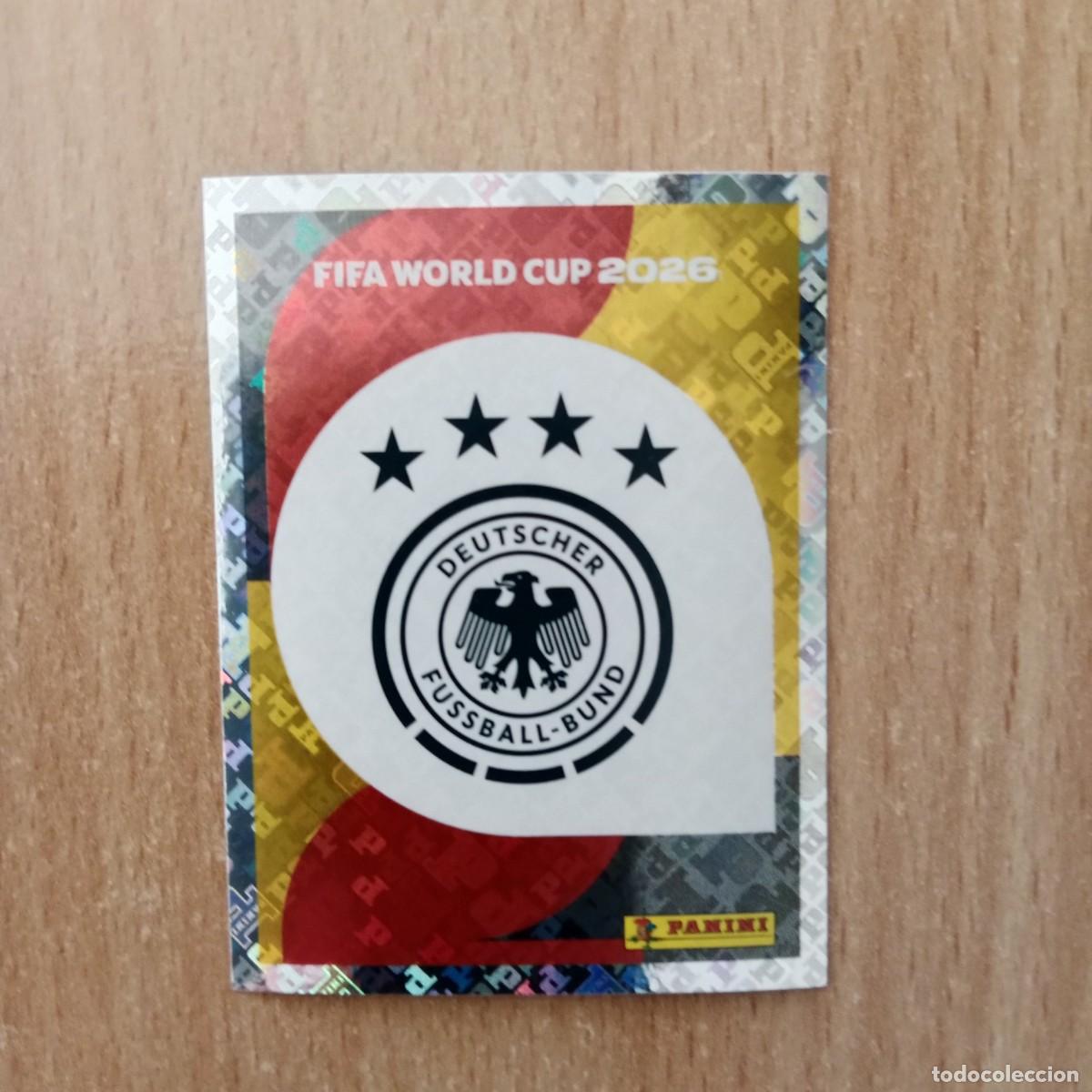 Cartes &agrave; collectionner de Football: ALEMANIA , ESCUDO , STICKER CROMO N&ordm; GER 1 , FIFA WORLD CUP 2026 - PANINI - A&Ntilde;O 2026.