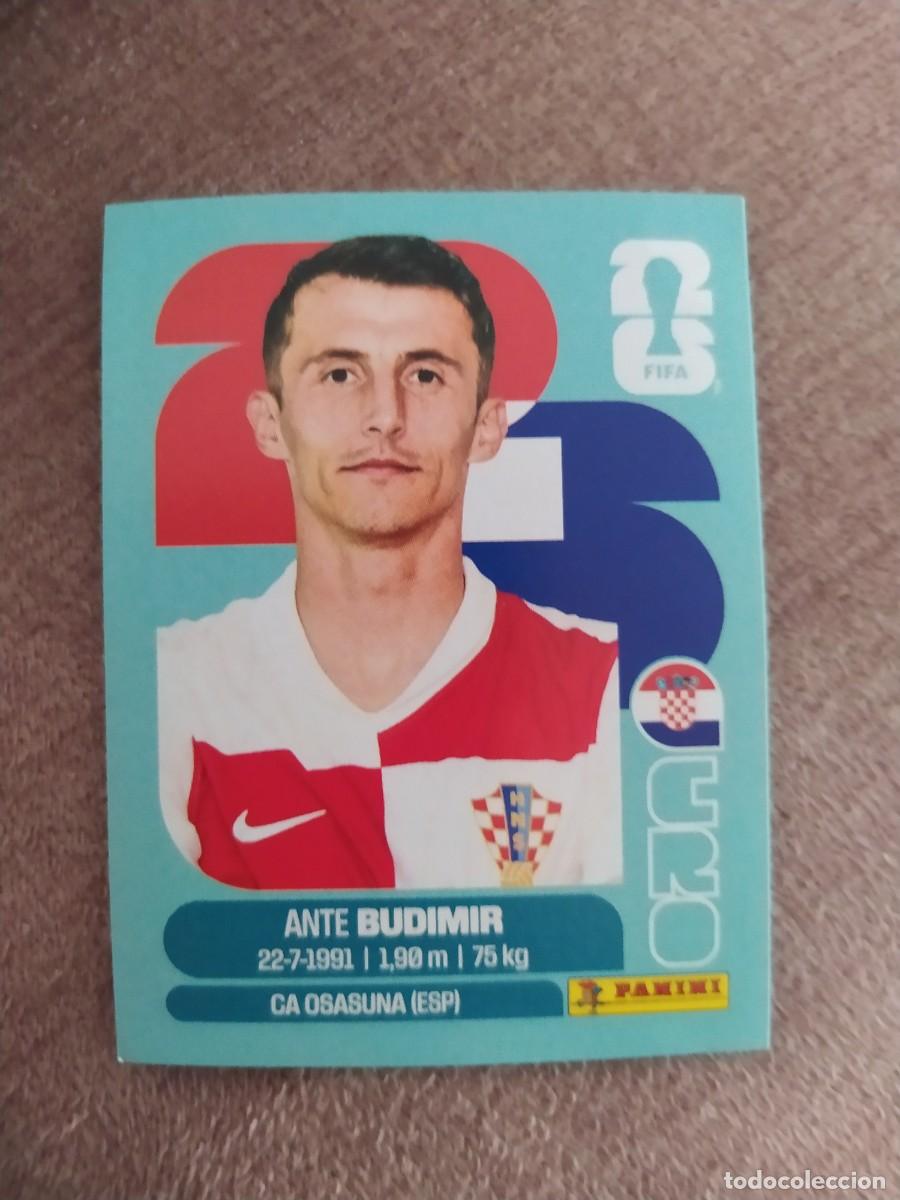 Cromos de f&uacute;tbol: CRO 18 Ante BUDIMIR Croacia mundial 2026 panini