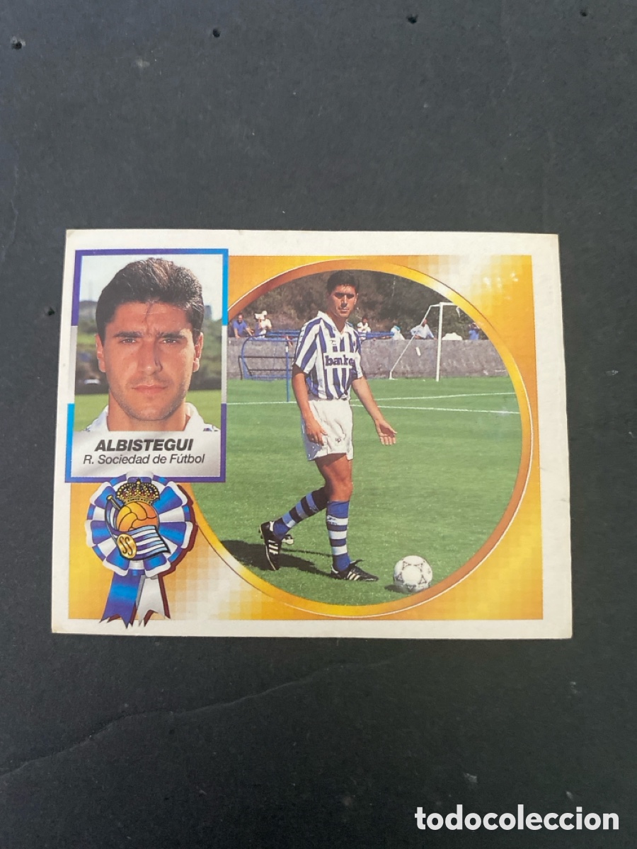 Cromos de f&uacute;tbol: Cromo liga 94/95 Real Sociedad nunca pegado