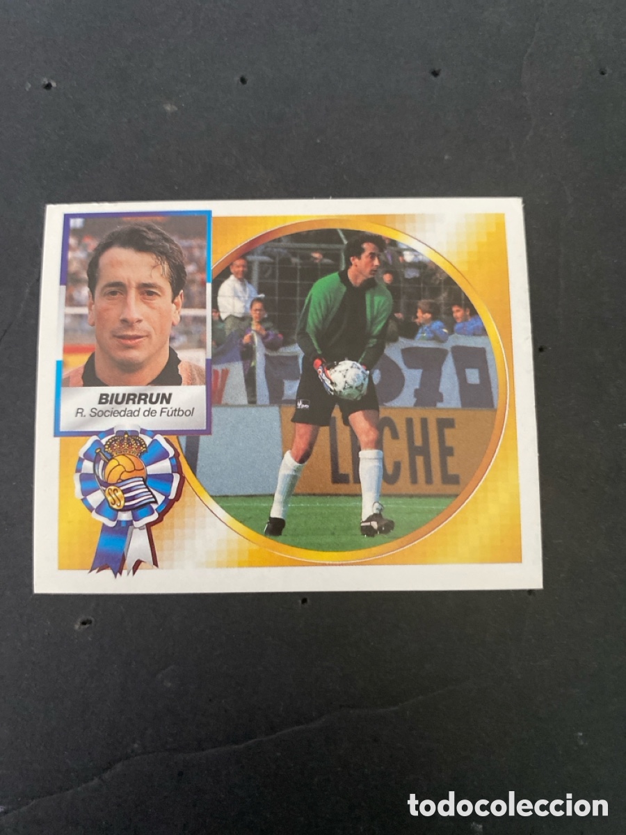 Cromos de f&uacute;tbol: Cromo liga 94/95 Real Sociedad nunca pegado