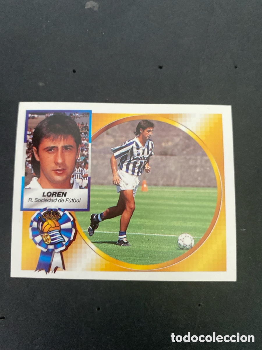Cromos de f&uacute;tbol: Cromo liga 94/95 Real Sociedad nunca pegado