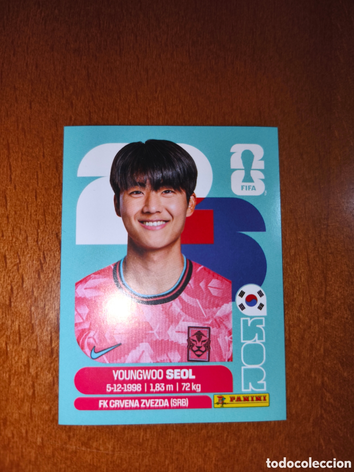 Cromos de f&uacute;tbol: KOR6 Youngwoo Seol KOR 6 Fifa World Cup 2026 Corea del Sur