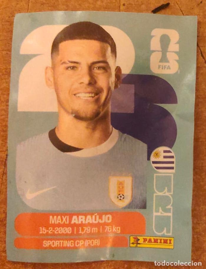 Cromos de f&uacute;tbol: FIFA WORLD CUP 2026 * MAXI ARA&Uacute;JO N&ordm; 16 * DE URUGUAY - NUEVO DE SOBRE (A-18)