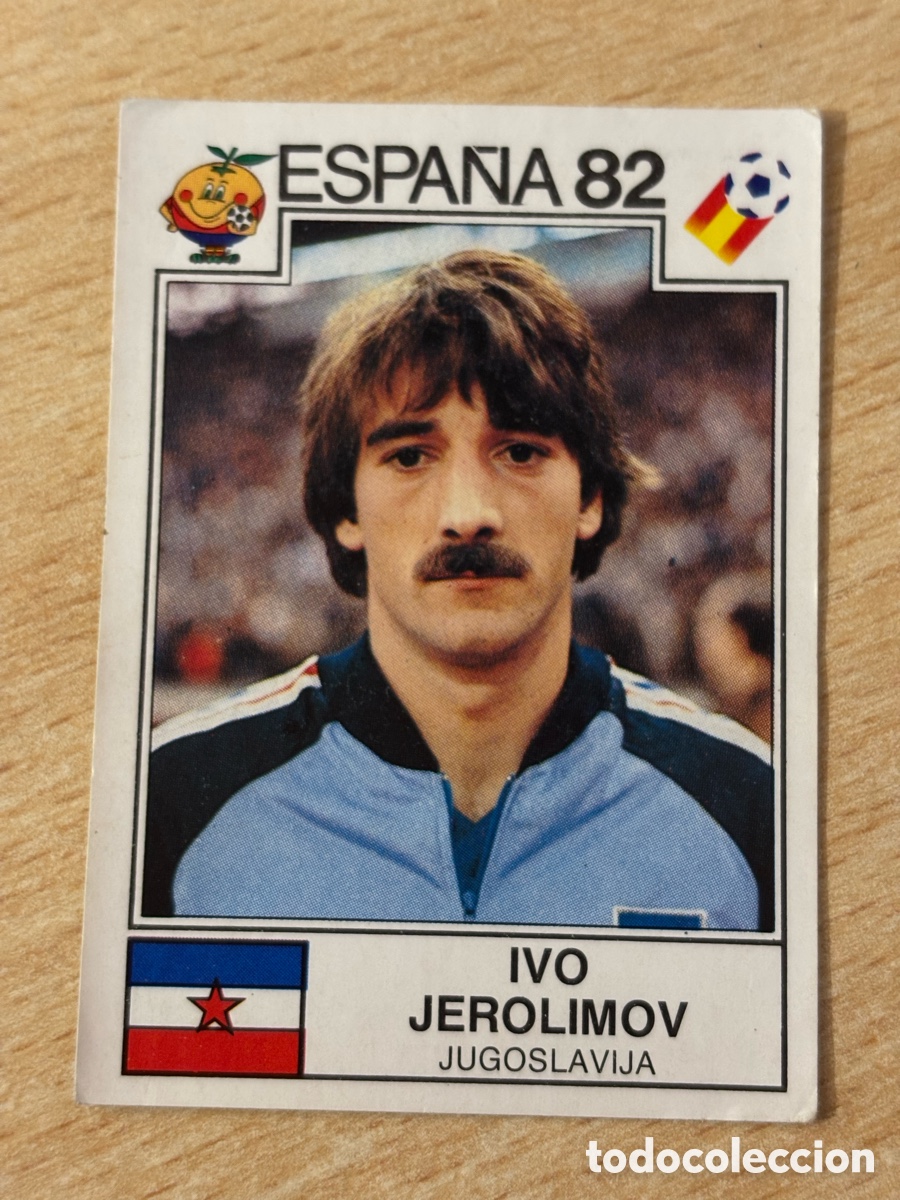 Figurine di Calcio: # 321 Ivo Jerolimov Yugoslavia Mundial Espa&ntilde;a 82 sin pegar Panini