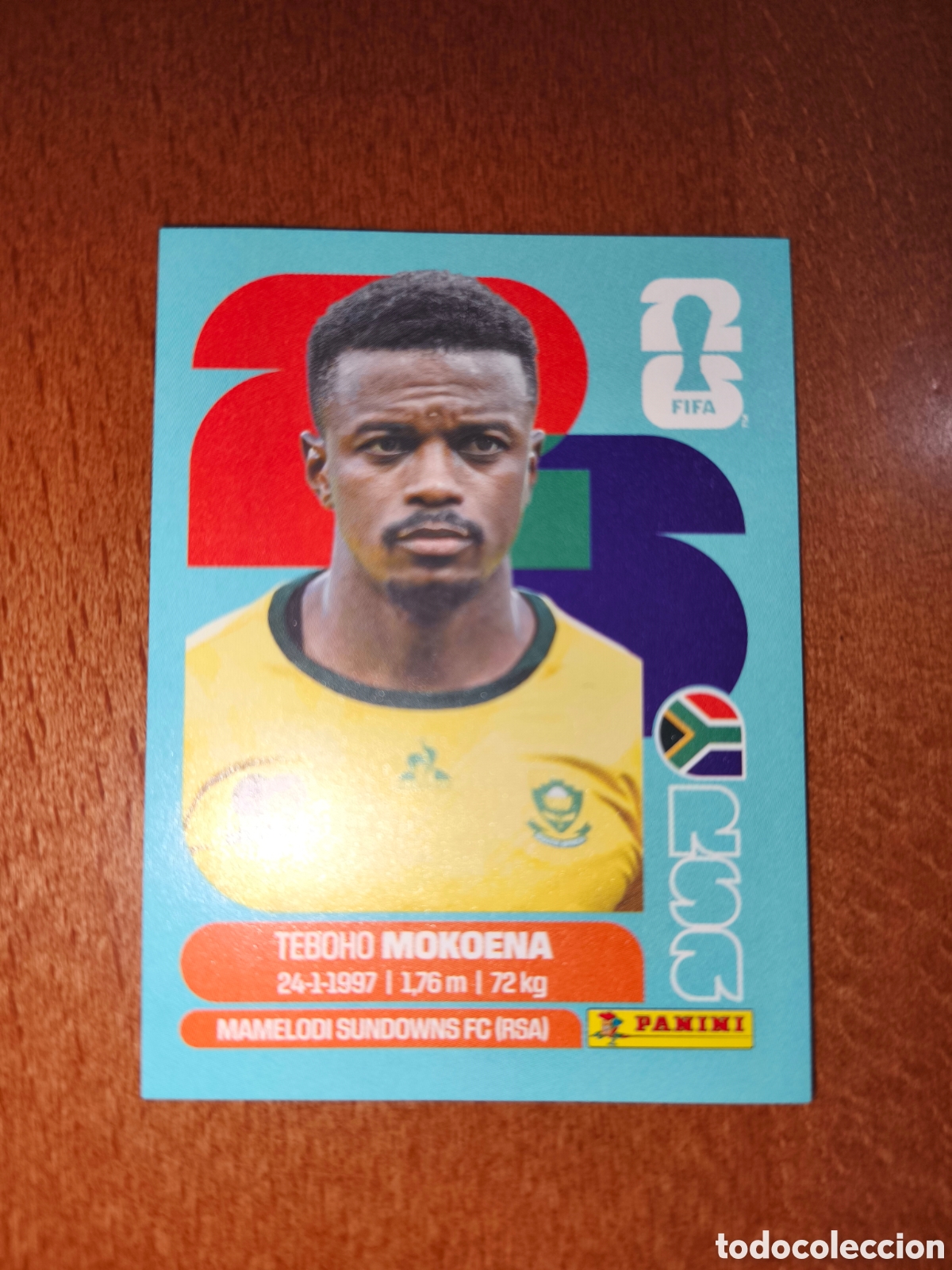 Cartes &agrave; collectionner de Football: RSA11 Teboho Mokoena RSA 11 Fifa World Cup 2026 Sud&aacute;frica