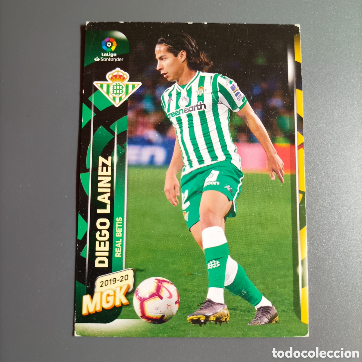 Cartes &agrave; collectionner de Football: MEGACRACKS. LIGA 2019-2020 (BETIS) №90 DIEGO LAINEZ
