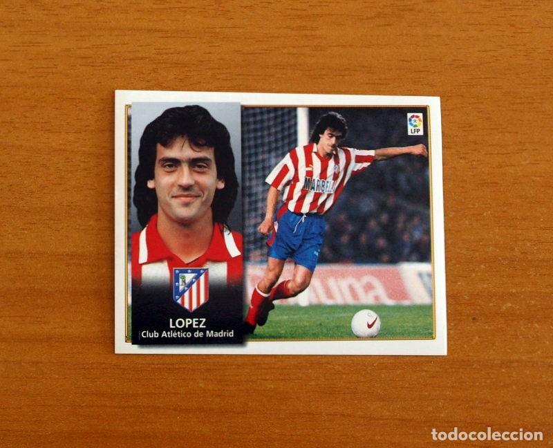 Cartes &agrave; collectionner de Football: Atl&eacute;tico de Madrid - L&oacute;pez - Ediciones Este Liga 1998-1999, 98-99 - Nunca Pegado