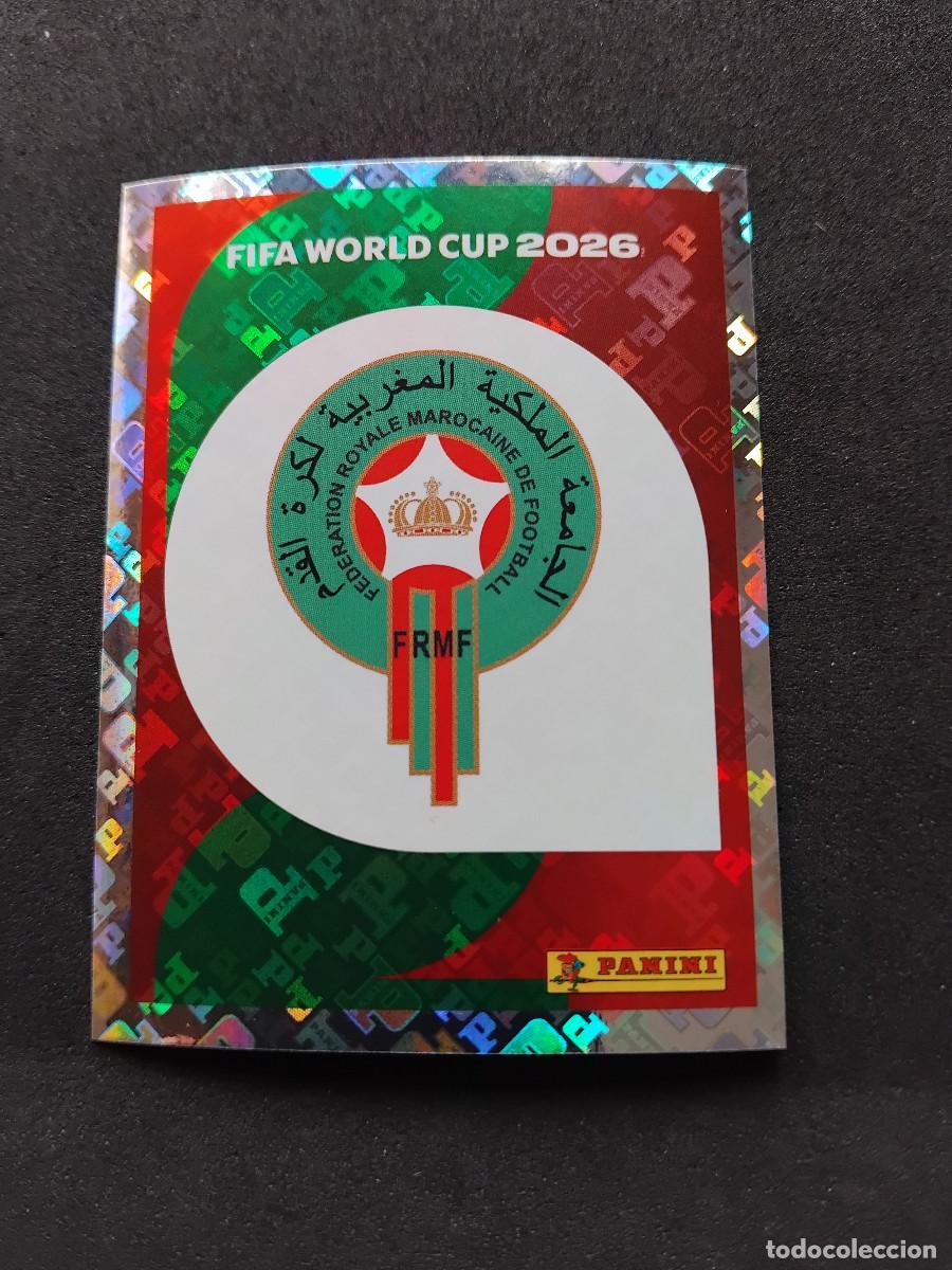 Cartes &agrave; collectionner de Football: ESCUDO DE MARRUECOS MAR 1 - PANINI FIFA WORLD CUP 2026 - MUNDIAL 2026 STICKER WORLDCUP 26 MOROCCO