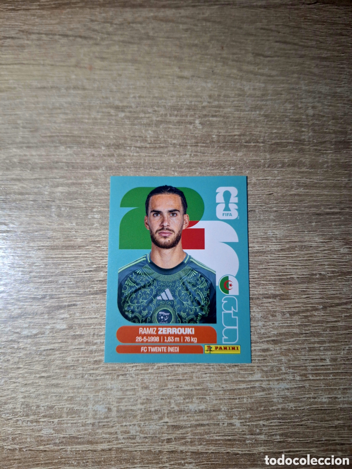 Cartes &agrave; collectionner de Football: ALG 11 RAMIZ ZERROUKI (MUNDIAL 2026)