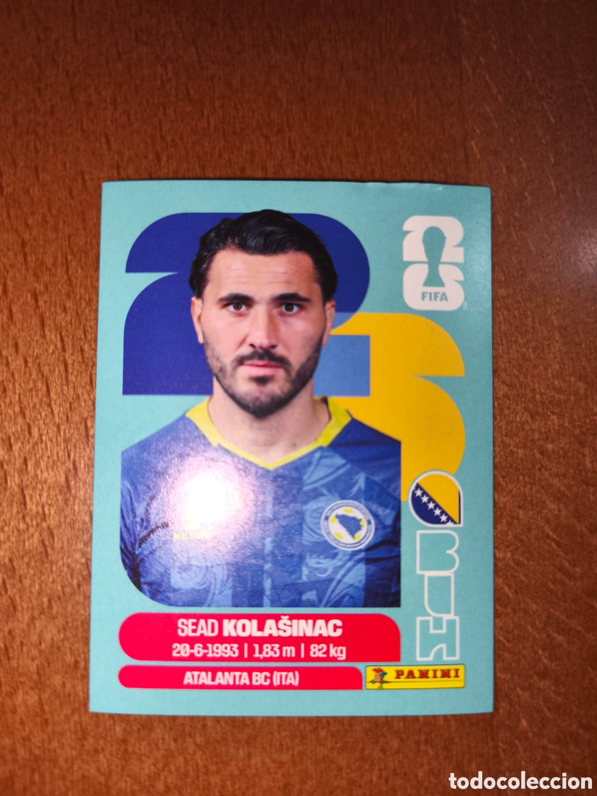 Fu&szlig;ball-Sticker: BIH4 Sead Kolasinac BIH 4 Fifa World Cup 2026 Bosnia