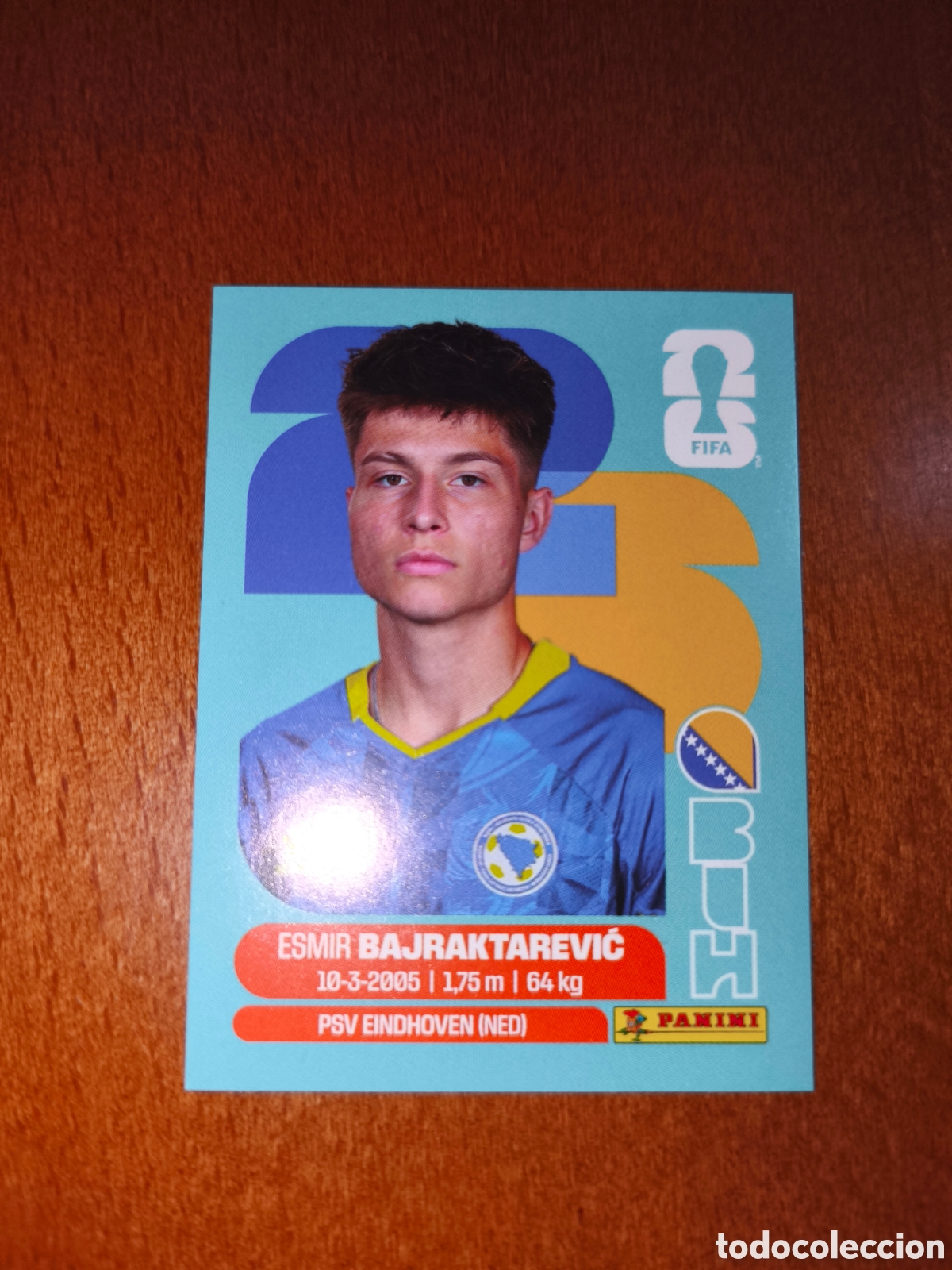 Fu&szlig;ball-Sticker: BIH15 Esmir Bajraktarevic BIH 15 Fifa World Cup 2026 Bosnia