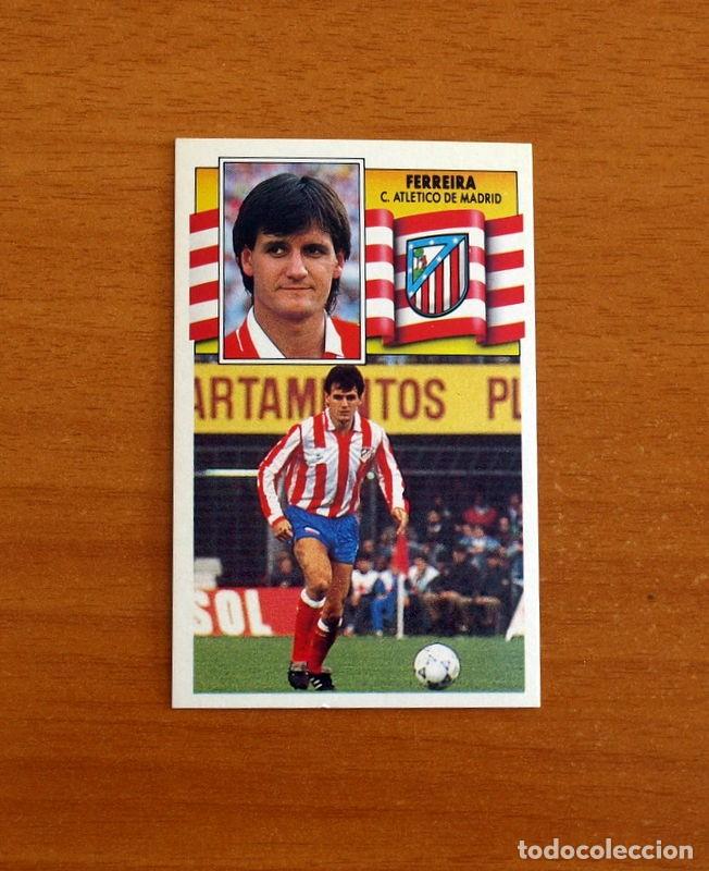 Fu&szlig;ball-Sticker: Atletico Madrid - Ferreira - Ediciones Este Liga 1990-1991, 90-91 - Nunca pegado